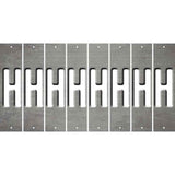 Gray Oil Rubbed Cut Fun Strips (Set of 8) I