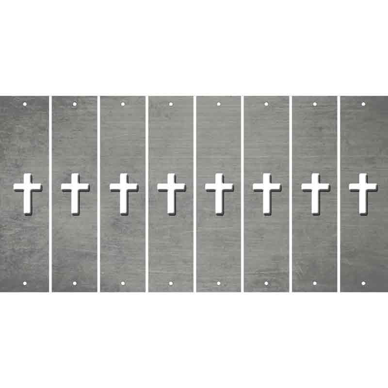 Gray Oil Rubbed Cut Fun Strips (Set of 8) CROSS