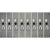 Gray Oil Rubbed Cut Fun Strips (Set of 8) DAD