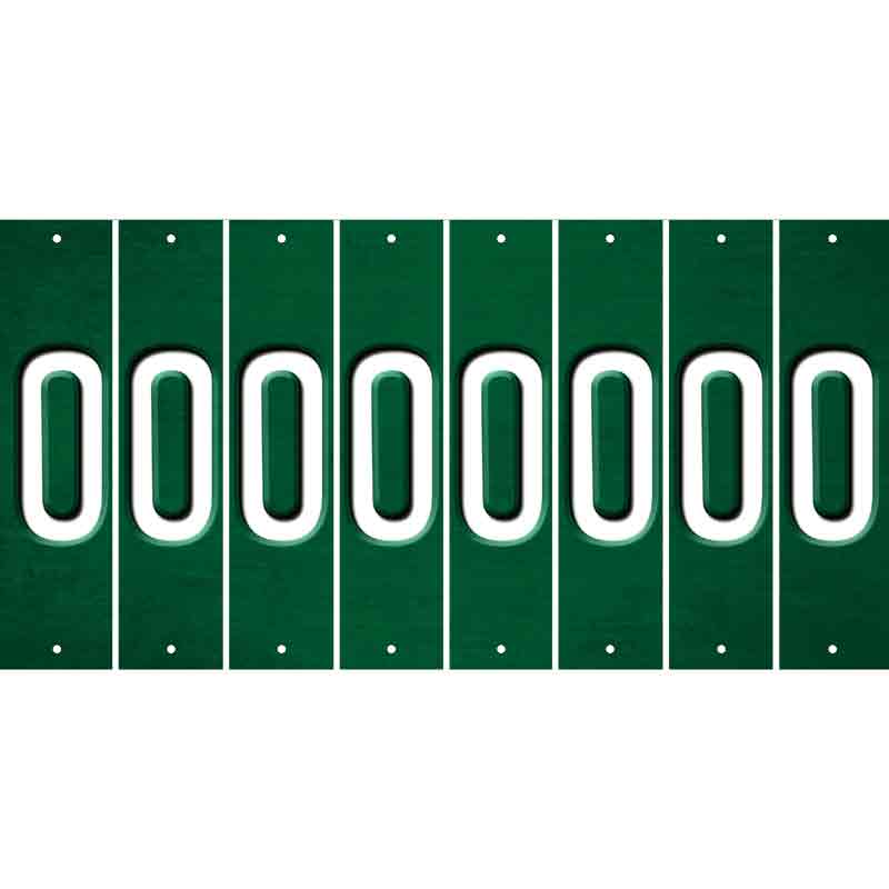 Green Oil Rubbed Cut Fun Strips (Set of 8) P