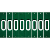 Green Oil Rubbed Cut Fun Strips (Set of 8) P