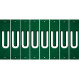 Green Oil Rubbed Cut Fun Strips (Set of 8) V