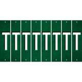 Green Oil Rubbed Cut Fun Strips (Set of 8) U