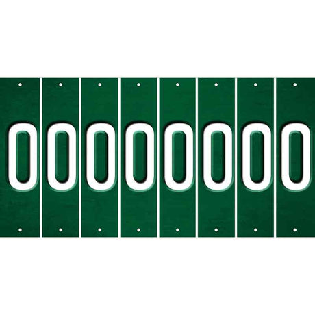 Green Oil Rubbed Cut Fun Strips (Set of 8) 1