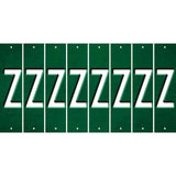 Green Oil Rubbed Cut Fun Strips (Set of 8) 0