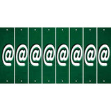 Green Oil Rubbed Cut Fun Strips (Set of 8) !