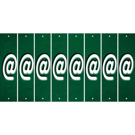 Green Oil Rubbed Cut Fun Strips (Set of 8) !