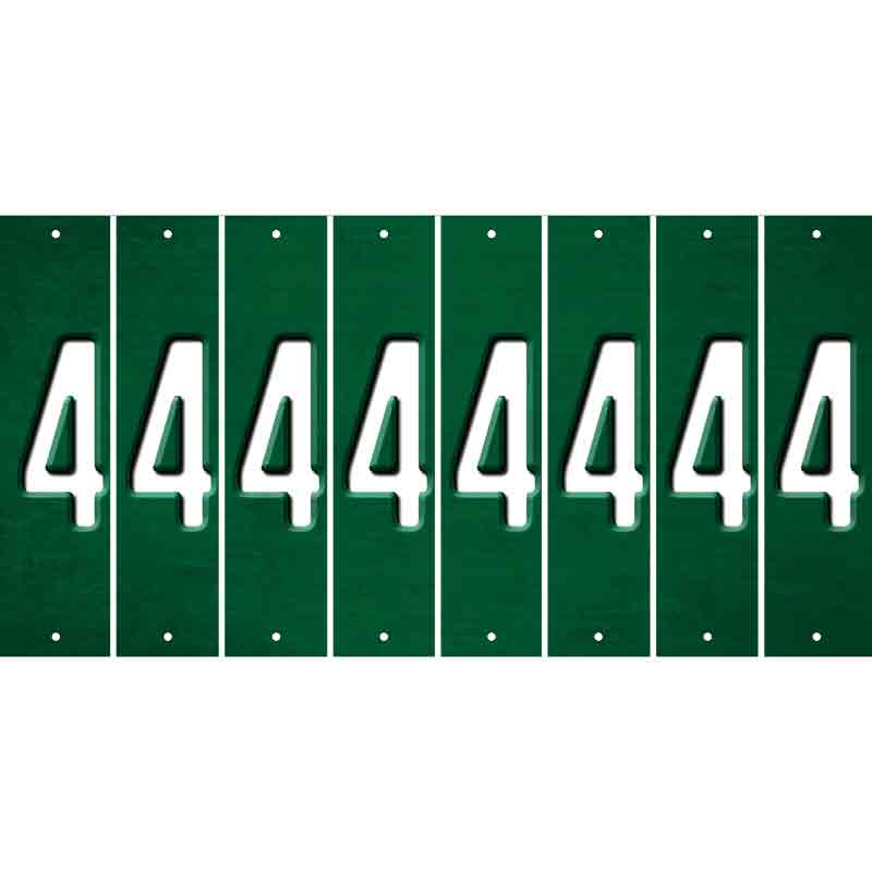 Green Oil Rubbed Cut Fun Strips (Set of 8) 5