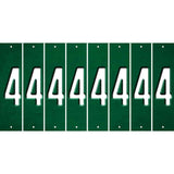 Green Oil Rubbed Cut Fun Strips (Set of 8) 5