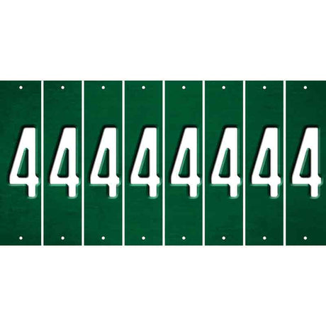 Green Oil Rubbed Cut Fun Strips (Set of 8) 5