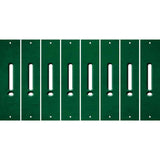 Green Oil Rubbed Cut Fun Strips (Set of 8) &