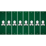 Green Oil Rubbed Cut Fun Strips (Set of 8) BABY GIRL