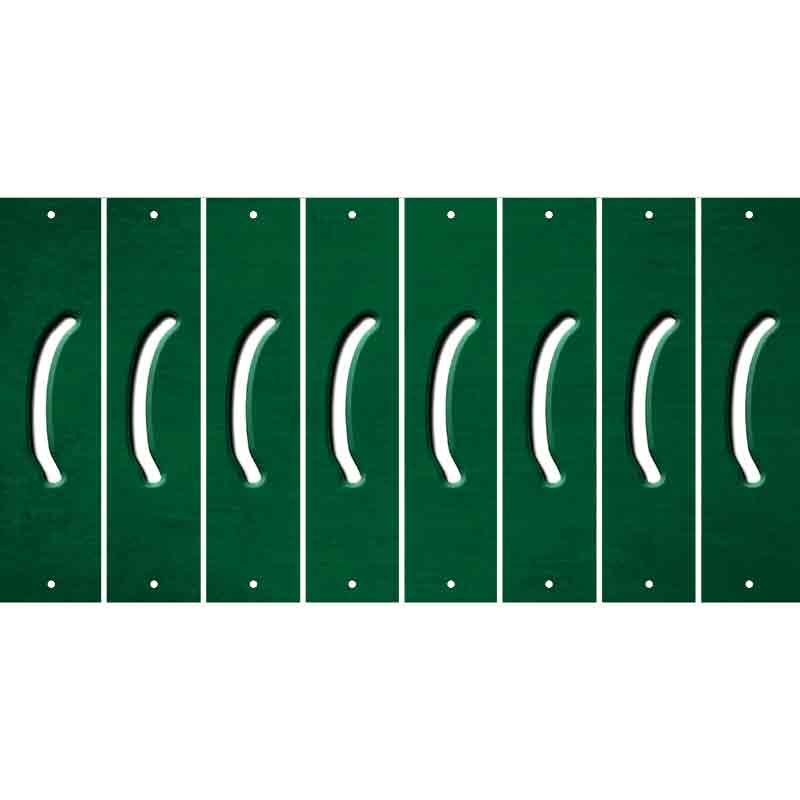 Green Oil Rubbed Cut Fun Strips (Set of 8) )