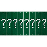 Green Oil Rubbed Cut Fun Strips (Set of 8) %