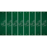 Green Oil Rubbed Cut Fun Strips (Set of 8) BABY BOY