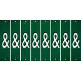 Green Oil Rubbed Cut Fun Strips (Set of 8) HEART