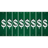 Green Oil Rubbed Cut Fun Strips (Set of 8) #