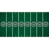 Green Oil Rubbed Cut Fun Strips (Set of 8) ACOUSTIC GUITAR