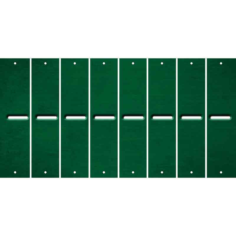 Green Oil Rubbed Cut Fun Strips (Set of 8) /