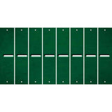 Green Oil Rubbed Cut Fun Strips (Set of 8) /