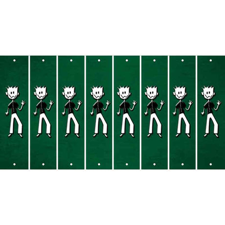 Green Oil Rubbed Cut Fun Strips (Set of 8) DAD