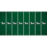 Green Oil Rubbed Cut Fun Strips (Set of 8) DOG