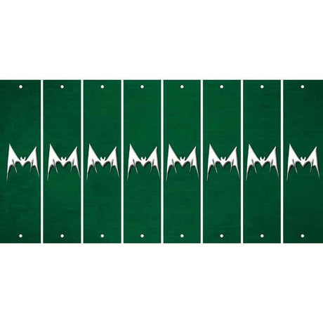 Green Oil Rubbed Cut Fun Strips (Set of 8) BEAR