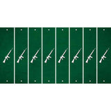 Green Oil Rubbed Cut Fun Strips (Set of 8) M16 RIFLE