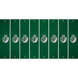 Green Oil Rubbed Cut Fun Strips (Set of 8) HAND GRENADE