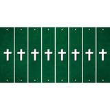 Green Oil Rubbed Cut Fun Strips (Set of 8) CROSS