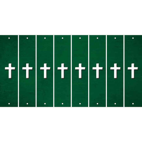 Green Oil Rubbed Cut Fun Strips (Set of 8) CROSS