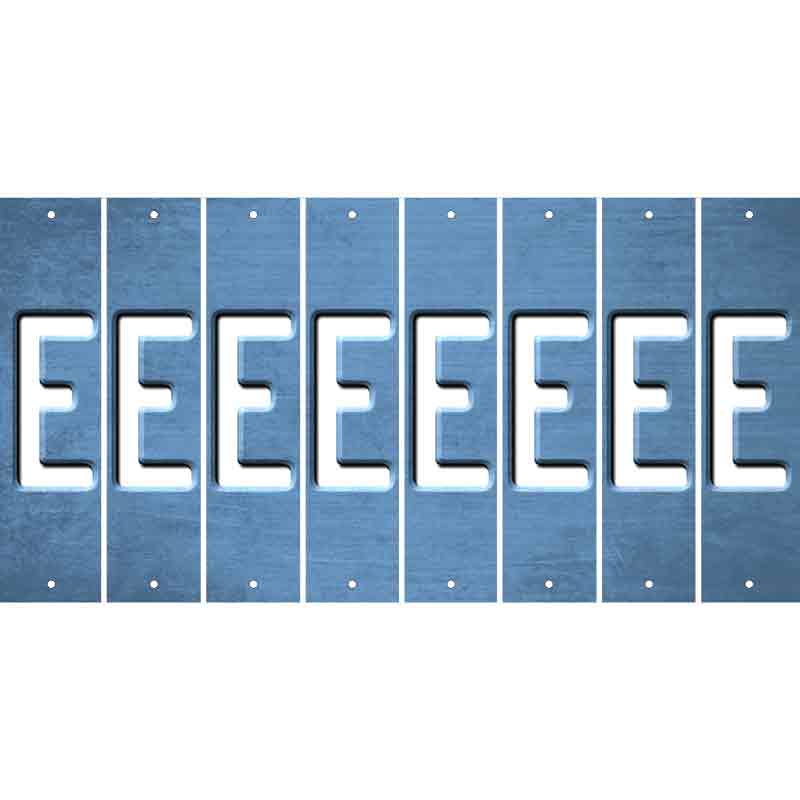 Light Blue Oil Rubbed Cut Fun Strips (Set of 8) F