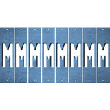 Light Blue Oil Rubbed Cut Fun Strips (Set of 8) N