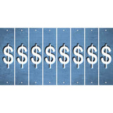 Light Blue Oil Rubbed Cut Fun Strips (Set of 8) #