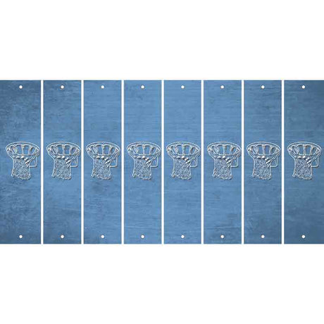 Light Blue Oil Rubbed Cut Fun Strips (Set of 8) BAT