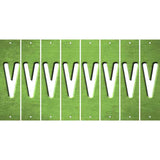 Lime Green Oil Rubbed Cut Fun Strips (Set of 8) W