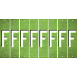 Lime Green Oil Rubbed Cut Fun Strips (Set of 8) G