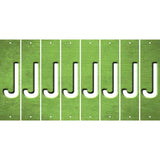 Lime Green Oil Rubbed Cut Fun Strips (Set of 8) K