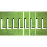 Lime Green Oil Rubbed Cut Fun Strips (Set of 8) M