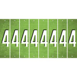 Lime Green Oil Rubbed Cut Fun Strips (Set of 8) 5