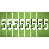 Lime Green Oil Rubbed Cut Fun Strips (Set of 8) 6