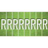 Lime Green Oil Rubbed Cut Fun Strips (Set of 8) S