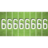 Lime Green Oil Rubbed Cut Fun Strips (Set of 8) 7