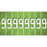 Lime Green Oil Rubbed Cut Fun Strips (Set of 8) BLANK