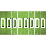 Lime Green Oil Rubbed Cut Fun Strips (Set of 8) E