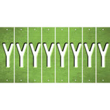 Lime Green Oil Rubbed Cut Fun Strips (Set of 8) Z