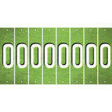 Lime Green Oil Rubbed Cut Fun Strips (Set of 8) 1