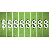 Lime Green Oil Rubbed Cut Fun Strips (Set of 8) #