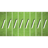 Lime Green Oil Rubbed Cut Fun Strips (Set of 8) (