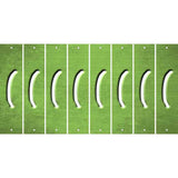 Lime Green Oil Rubbed Cut Fun Strips (Set of 8) )